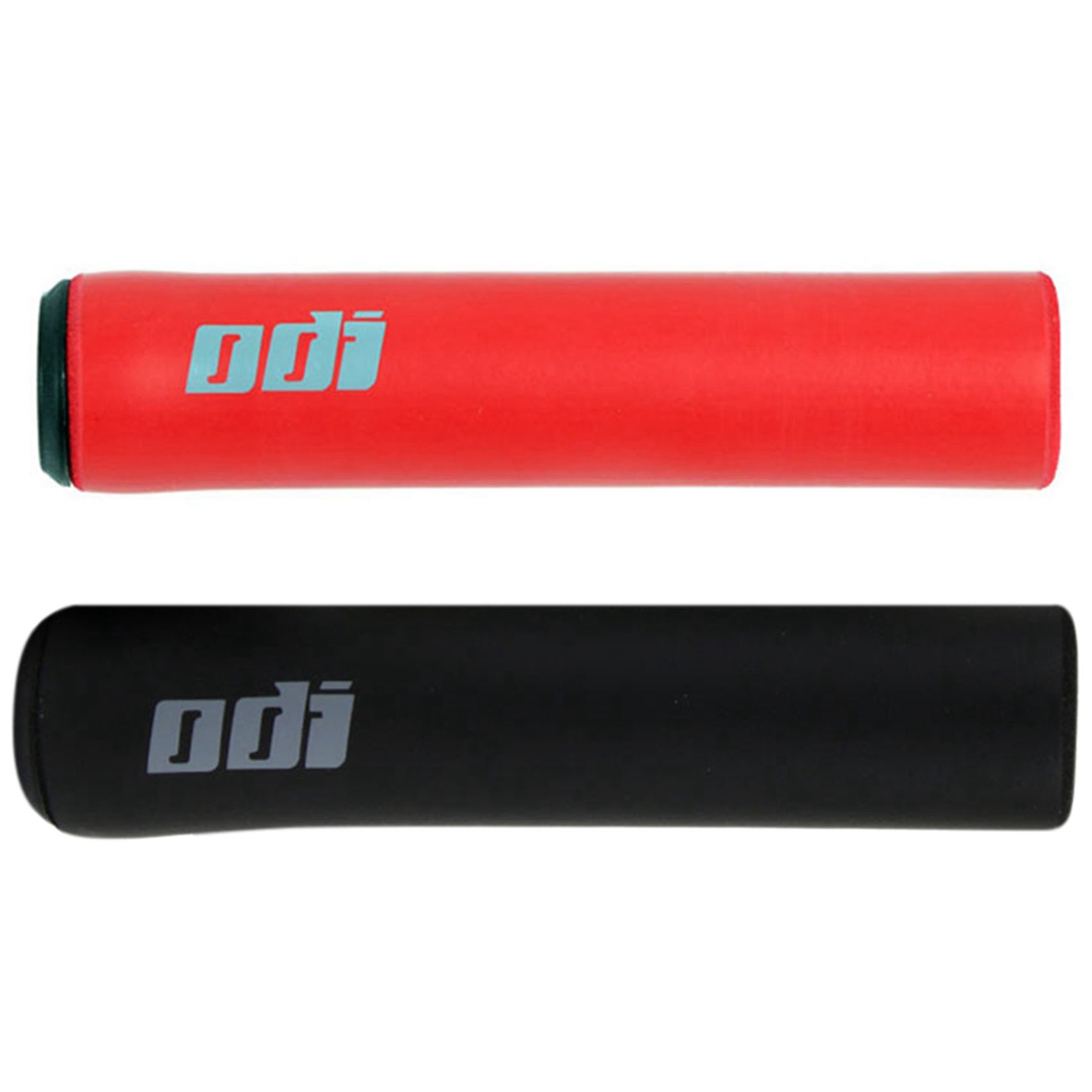 ZOROOM Odi 2 Pair Bicycle Grip Silicone Handlebar Grips Shock-Absorbing Soft Mountain Bicycle Grip - Red & Black