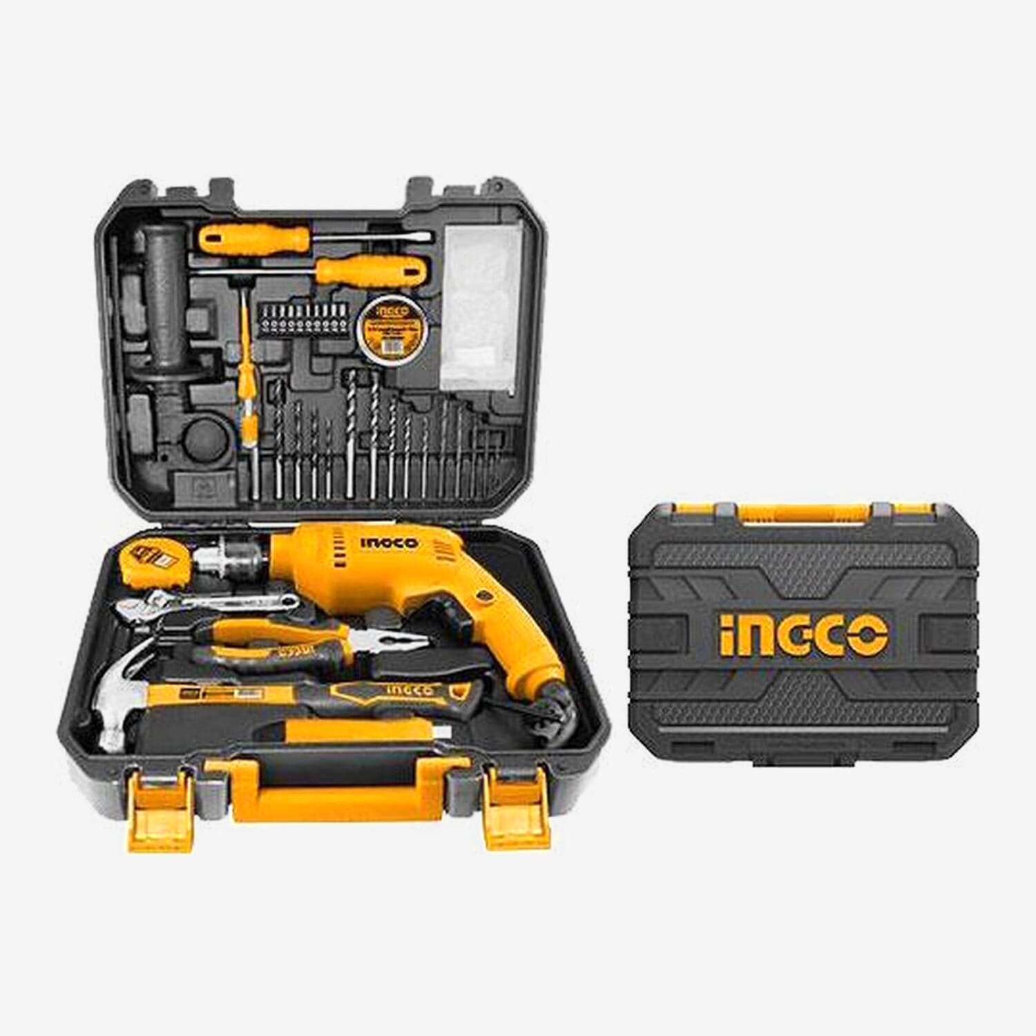 Ingco Brand 115 Pcs Household Tools Set With 680W Impact Drill By Perfect Point
