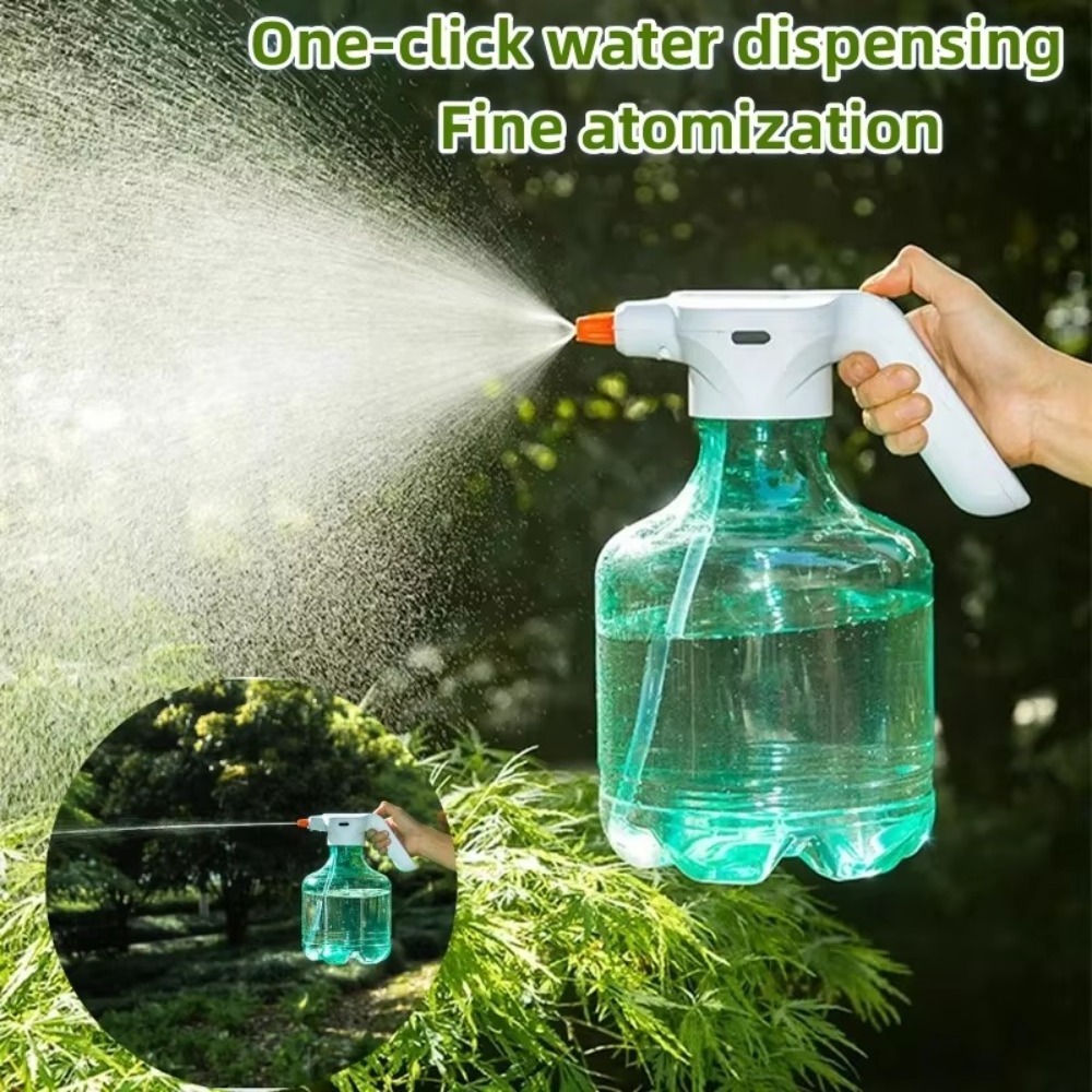 Quality 3L Electric Watering Kettle Two Spray Modes Adjustable Sprinkler Flower Watering Sprayer USB Recharge Disinfecting Sprayer Garden