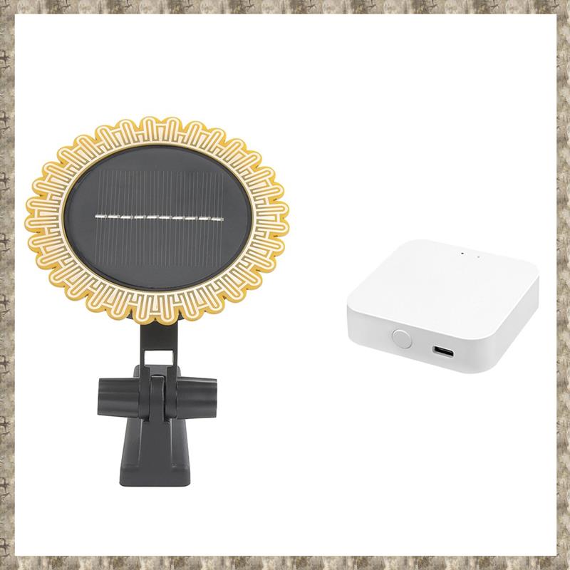 Zigbee WiFi Tuya Sunlight Rain Sensor Solar Charging