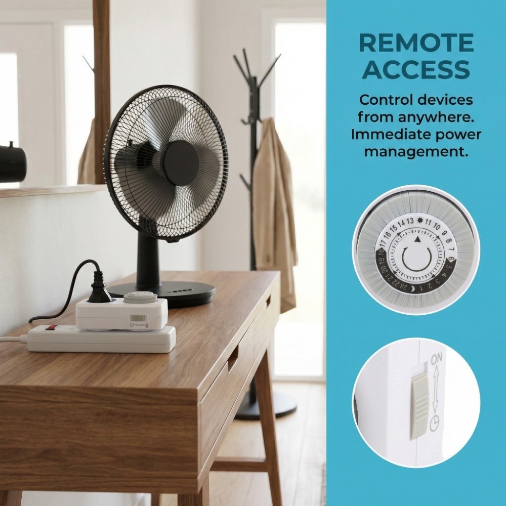 Energy-saving EU Standard Timing Socket Remote Control Timing Function Countdown Socket Countdown Charging 230V 50HZ Smart Charging Socket Home Use