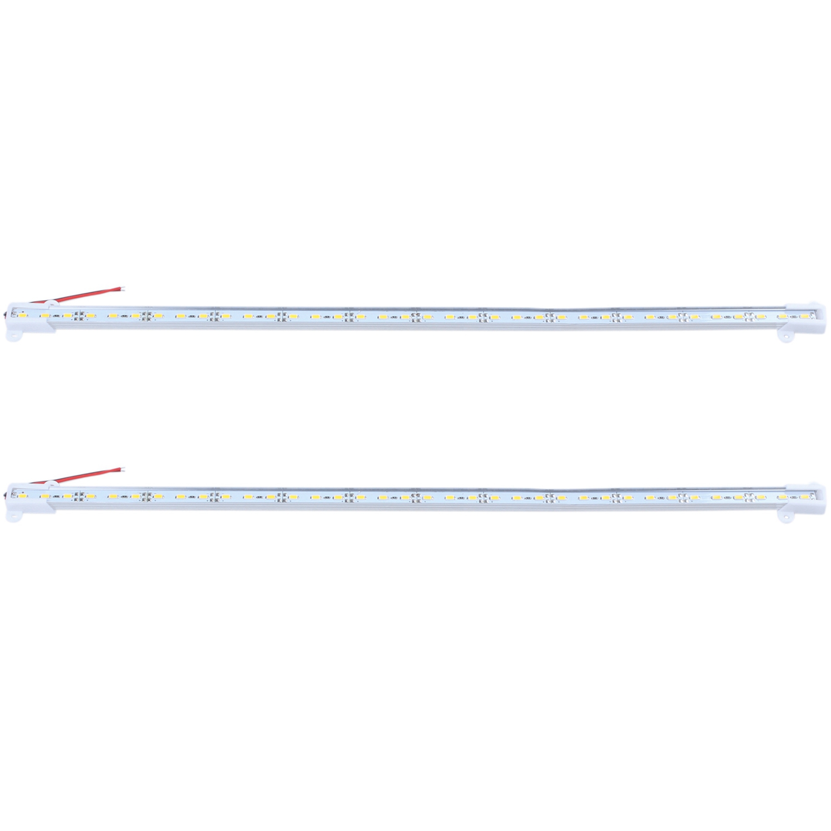 5X 50CM 12V 36 LED 5050 SMD Hard Strip Bar Light Aluminum Rigid White