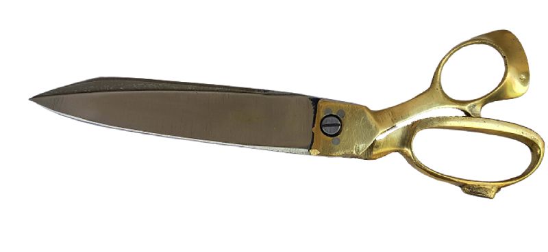 FR Ritco Tailoring Heavy Duty Scissors (Set of 1, Golden) Lifetime Durability Heavy Duty Scissors