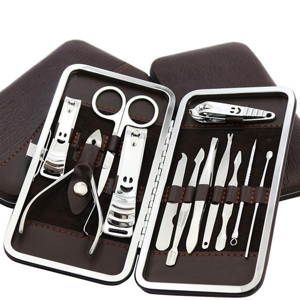 12 In 1 Stainless Steel Professional Manicure Fashion Tool Set