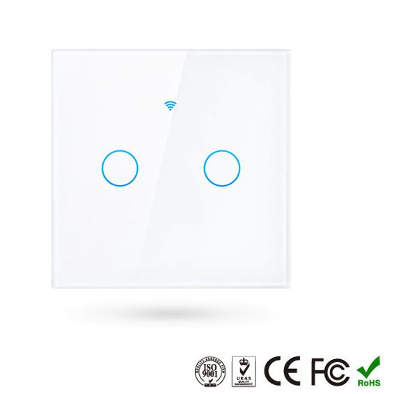 Tuya Smart Two Gang Touch Switch Works With Amazon Alexa Google Assistant
