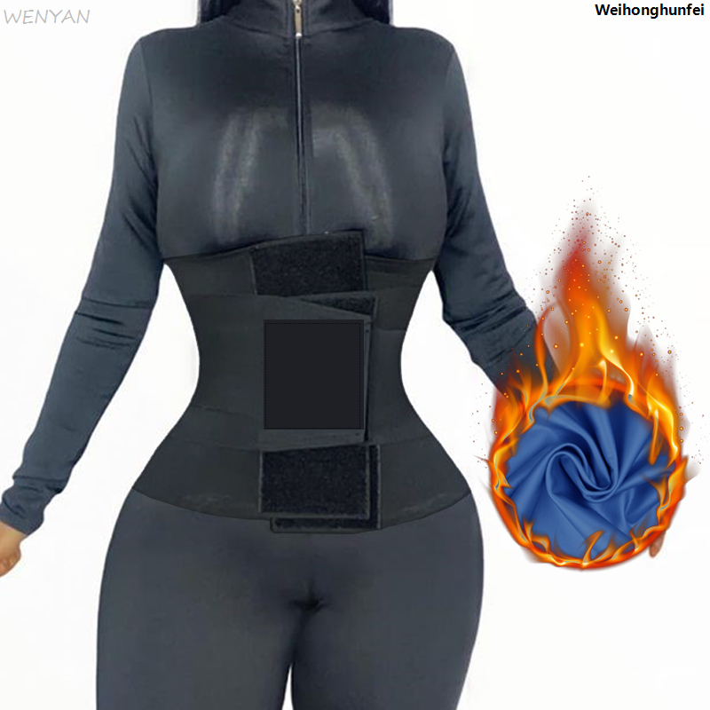 WeihonghunfeiCompression Waist Trainer Thermo Sweat Shapewear Tummy Control Trimmer Sauna Body Shaper Weight Loss Workout Belt Fat Burner Hot Selling