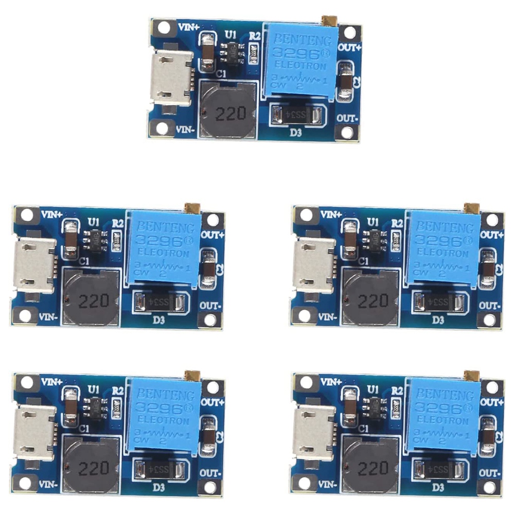 5PCS 2A DC-DC Step Up Boost Module with Micro-USB, Converter