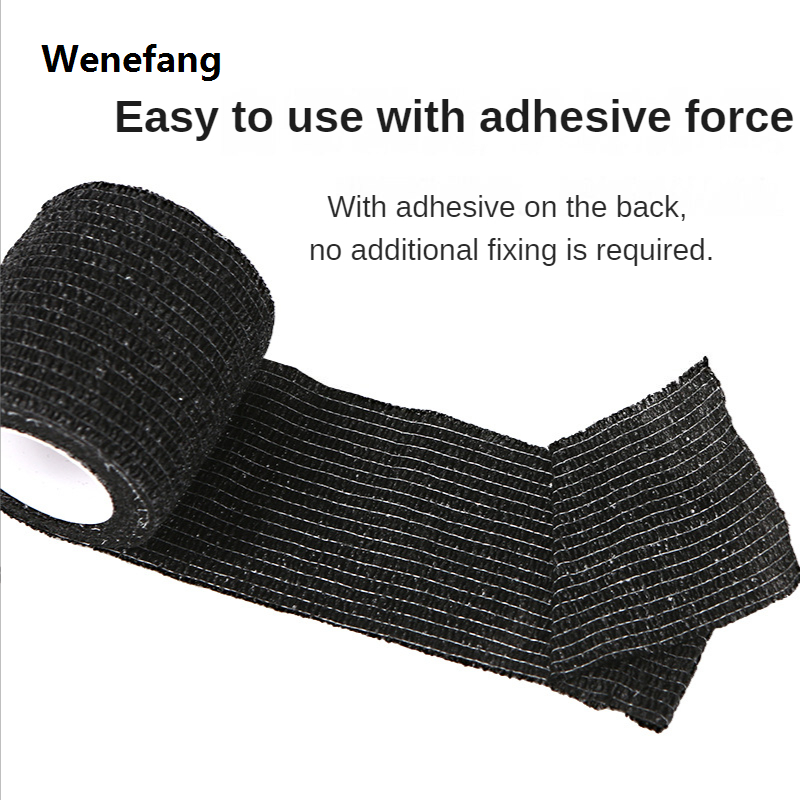 Wenefang elastic bandage anti slip sports non woven tattoo handle bandage cs waterproof tape 10/20/30/50P cloth disposable self adhesive