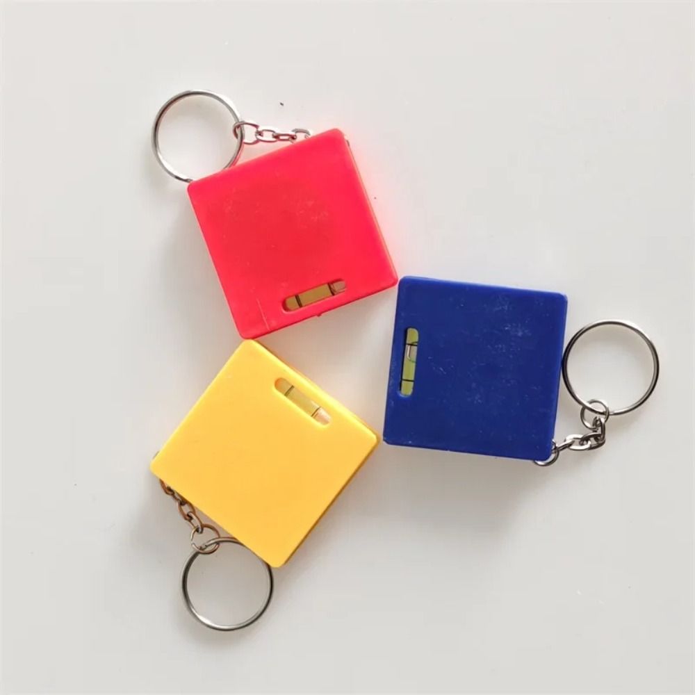 Pocket Centimeter Inch Keychain Tape Measur Portable Mini Measure Tape Plastic .5M Retractable Ruler Construction