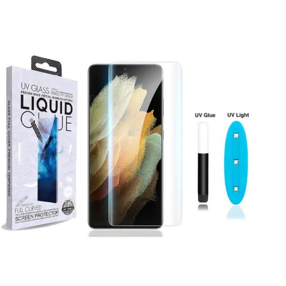 XMART UV Glass For Huawei Honor X9a/90 (A+ GRADE) UV Light Adhesive Tempered Glass Screen Protector - Transparent