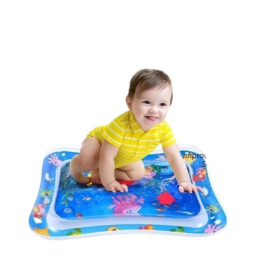 Water Mat Inflatable Baby Water Play mat For 3 6 9 Months Newborn Girl & Boy Early Activity Center - Mat