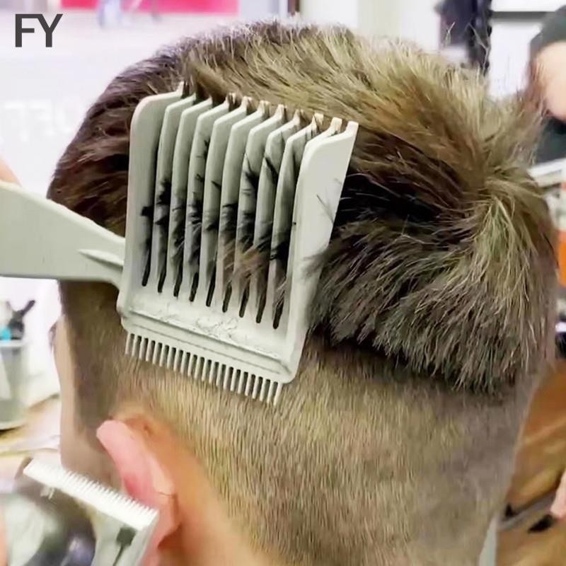 Professional Gradient Hair Cutting Comb - Barber & Salon Styling Tool for Hair Trimming, Layering & Fading, Durable Anti-Static Comb for Men, Women & Kids