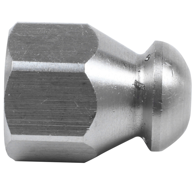 4X Pipe Jetter Pressure Drain Sewer Cleaning Pipe Jetter Rotary Nozzle 5 Jet (1/4 Inch )