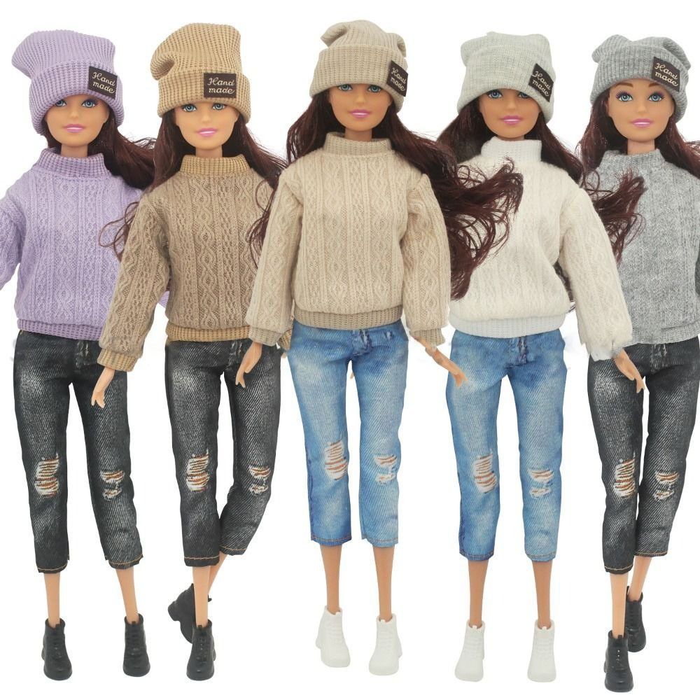 1 Set 30cm DIY Kids Gift Toy Elegant Coat Casual Wear Dolls Skirt Girl Clothes