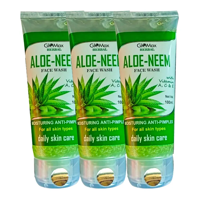 Glomax Aloe Neem Face wash 100GM