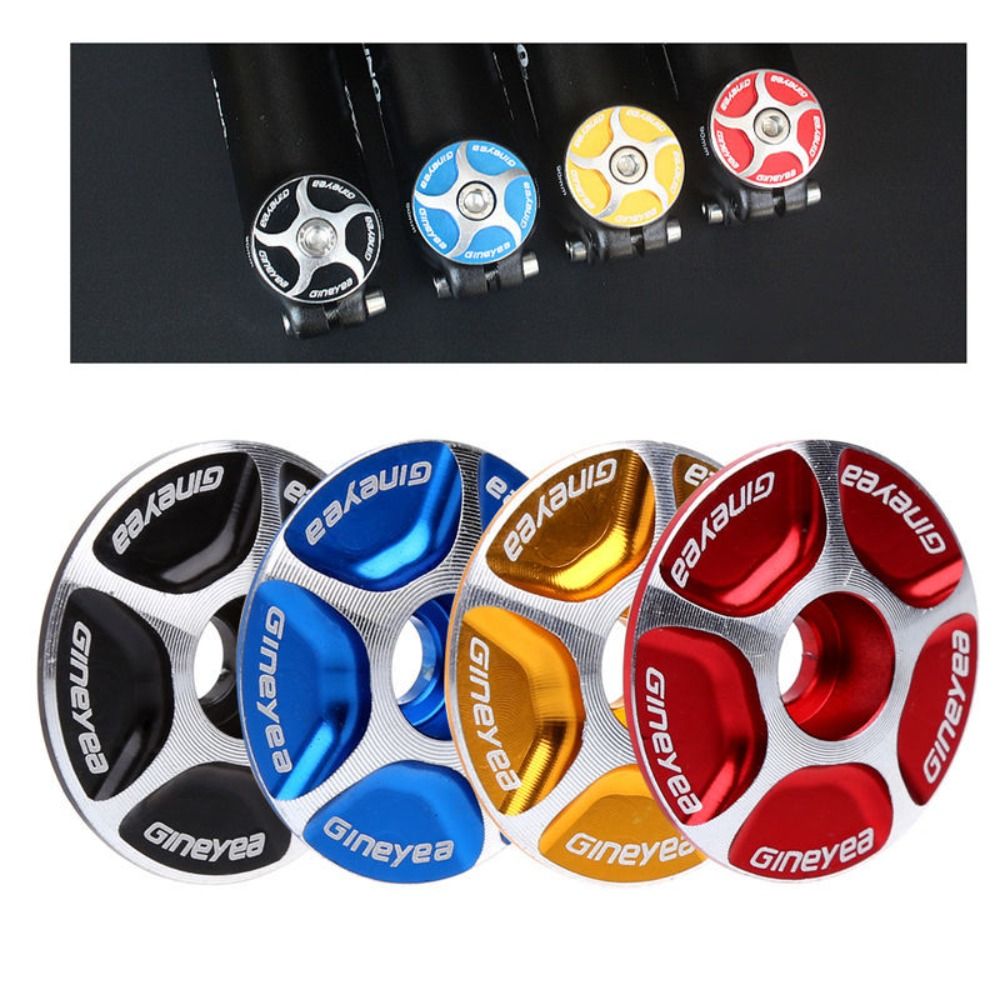 Practical Aluminum Alloy Bicycle Headset Cap Black Red Blue Gold Lightweight Bike Stem Accessories Threadless Outdoor Sports