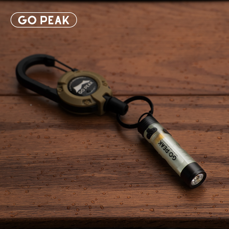 Fashion Gopeak Pocket Mini Flashlight Outdoor Key Clip Cap Ambient Led Long Endurance Disaster Relief Emergency 5050 Small Light