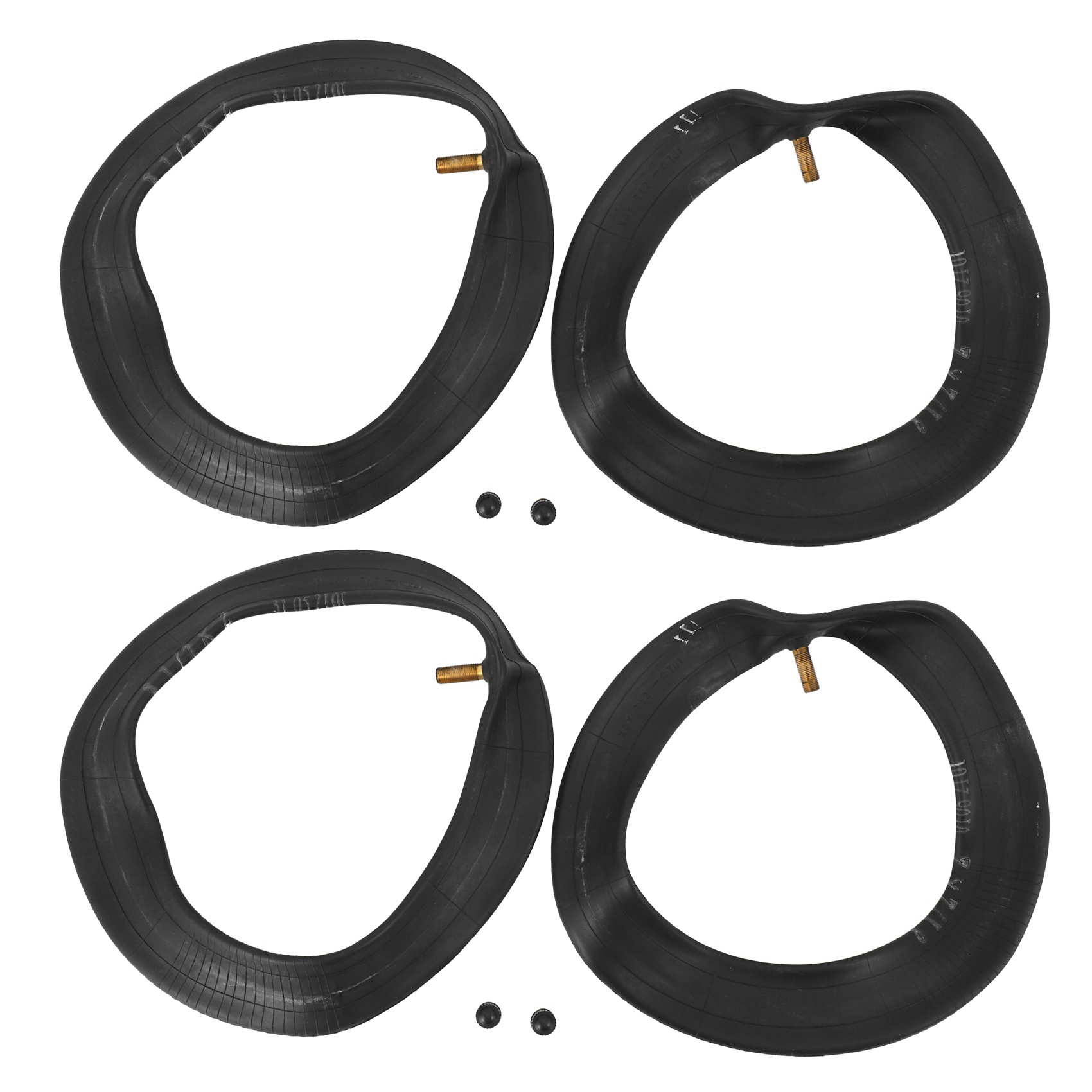 NAMUNY 4Pcs 8.5-Inch Thick Tyre Inner Tube 8 1/2 X 2 For M365 Electric Scooter Inflated Spare Tire Replace Tube