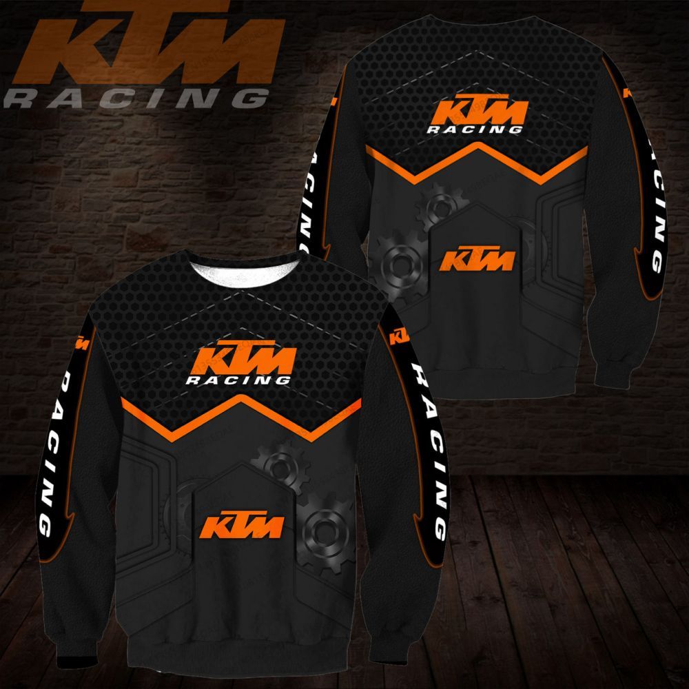 HOT KTM Tracksuit Man Hoodie Crew Neck Sweatshirt Sweatshirts for Men Clothes Men's Cycle Jersey Cycling Hooded Shirt Hoody