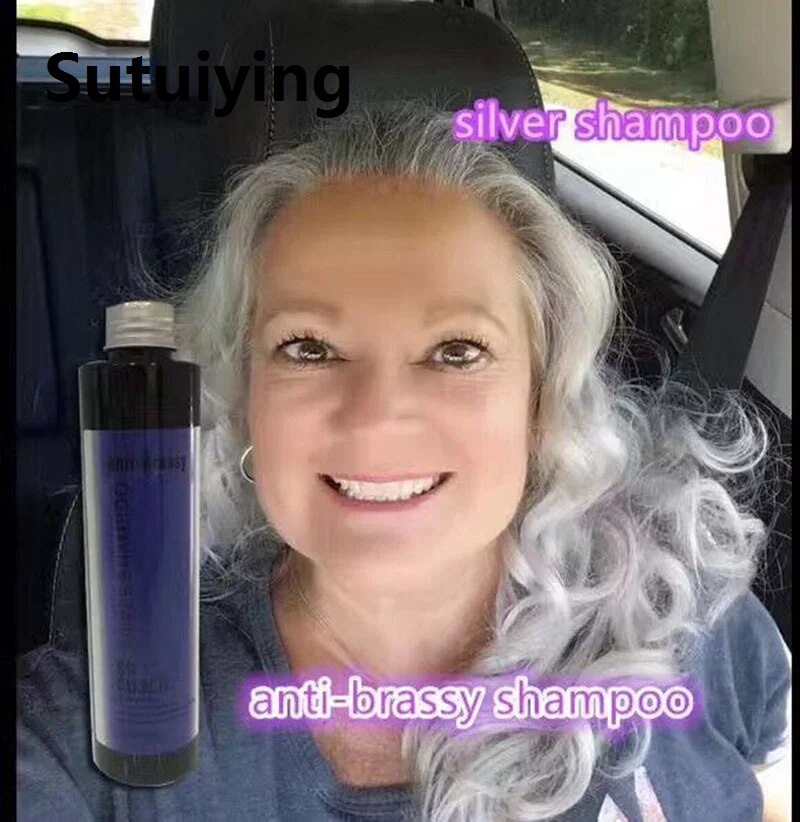 Sutuiying Original Special Offer Purple Shampoo for Blonde Hair Bleaching Yellow Removing Linen Gray Color Lock Hair Dye Shampoos Color Protect шампунь для волос