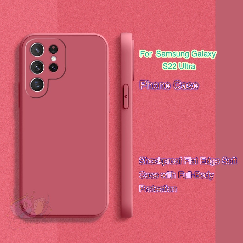 【Upmarket】For Samsung Galaxy S22Ultra Phone case Minimalist Stylish Niche Wear-resistant Full Camera Coverage Couple Protective Case