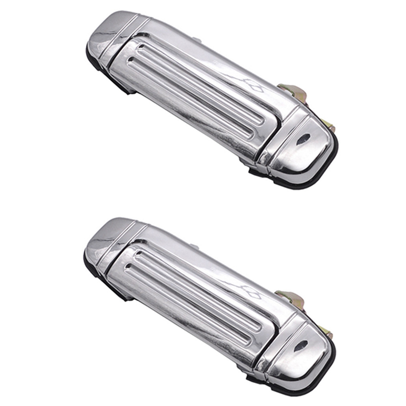 fasdaga 2X Rear Left Side Car Exterior Door Handles Chrome MR156877 for Montero V31 V32 V33 V46 1997-2000