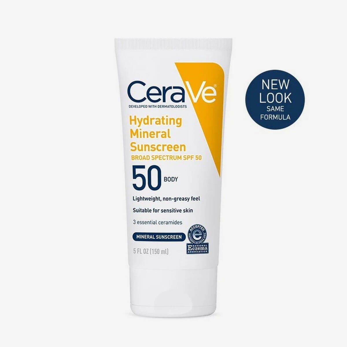 CeraVe Hydrating Mineral Sunscreen SPF 50 2.5oz 75ml By Genuine Collection