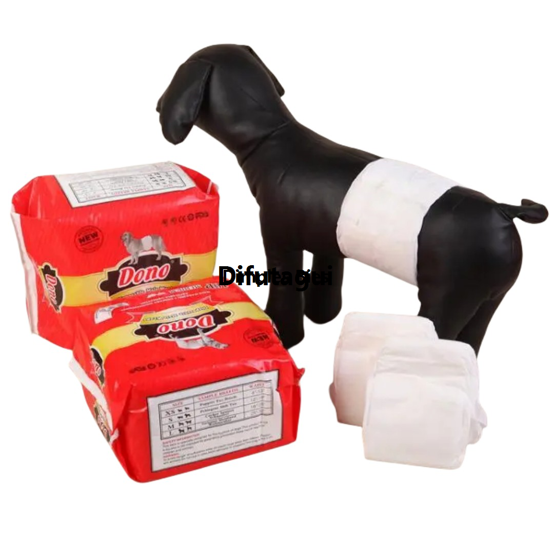 Difutagui For Male Dog Diapers Urine Shorts Pet Cat Dog Water-absorbing Type Sales promotion Dry Health Panties Pet Dog Disposable Sanitary Pants 4 Sizes