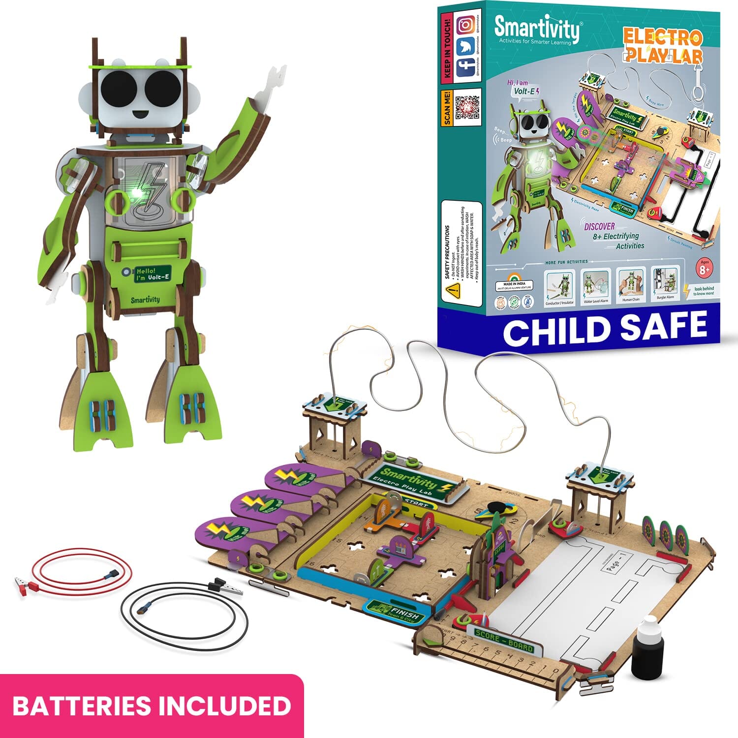 Smartivity Electro Play Lab With VOLT-E Kit DIY Kit