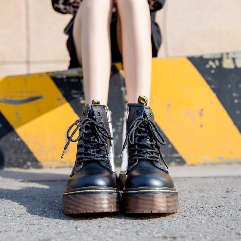Martin Boots Women Winter Shoes Comfortable Waterproof Ankle Boot Platform Boots