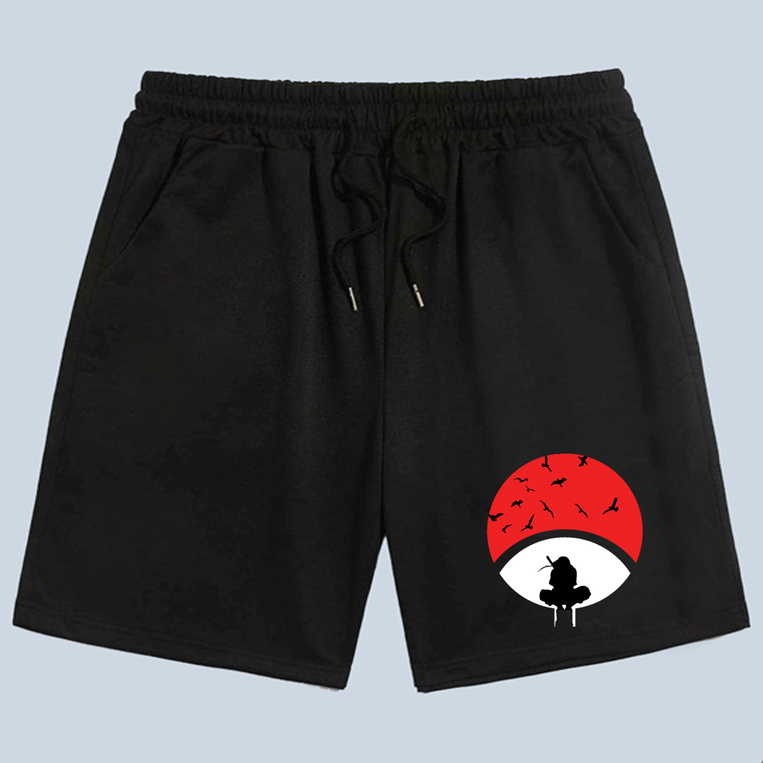 Anime Half Pant / Uchiha Itachi Shorts / Naruto / Itachi