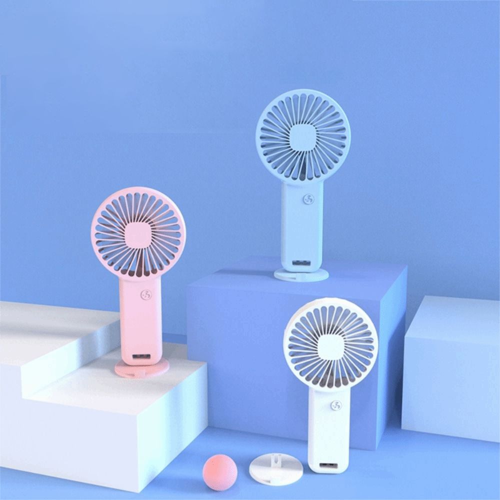Convenient Design Quiet Operation Portable Fan Lightweight Compact Design Rechargeable Fan Stable Wind Charging Handheld Fan Daily Cooling