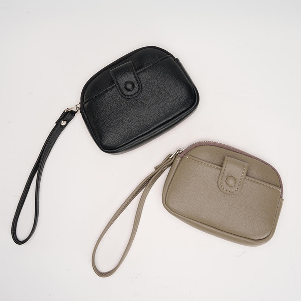 Short Coin Purse Stylish Portable Solid Color Women'S Wallet Pu Leather Mini Short Wallet for For Women Casual Use Use Gift