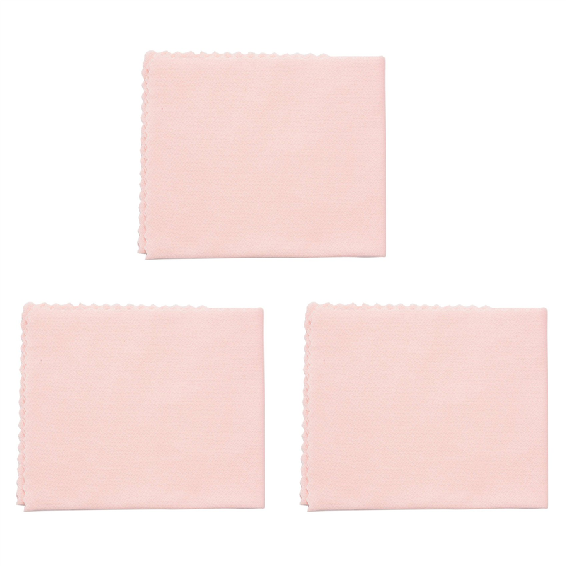 3Pcs Microfiber Cleaning Polishing Polish Cloth for Musical Instrument Guitar Violin Piano Clarinet Trumpet Universal