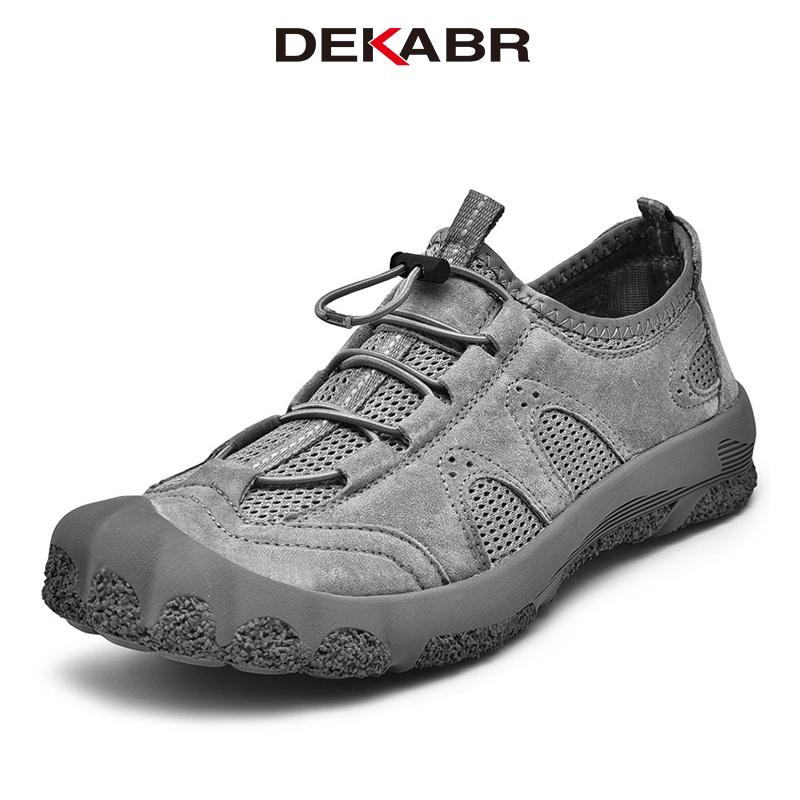 DEKABR Summer Mesh Men Shoes New Style Fashion Casual Shoes Breathable High Quality Wear Resistant Anti-Skidding Casual Shoes For Men