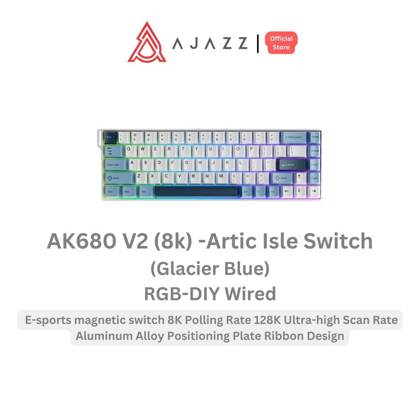Ajazz AK680 V2 8K Gaming Keyboard