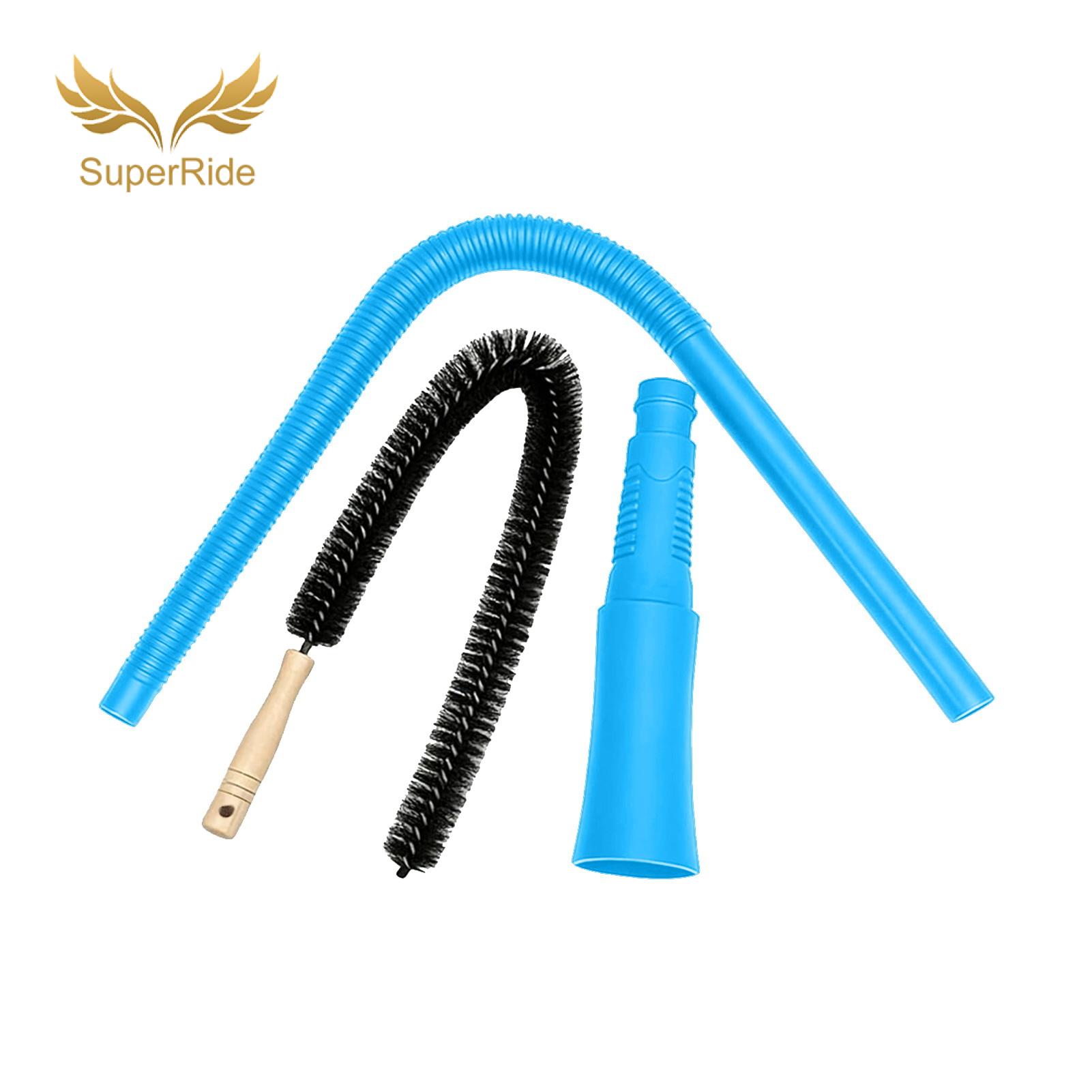 SuperRide Vacuum Attachment for Dryer Dryer Vent Cleaning Kit with Flexible Kapok Lint Brush - Long Reach Vacuum Cleaner Duct Dust for Easy