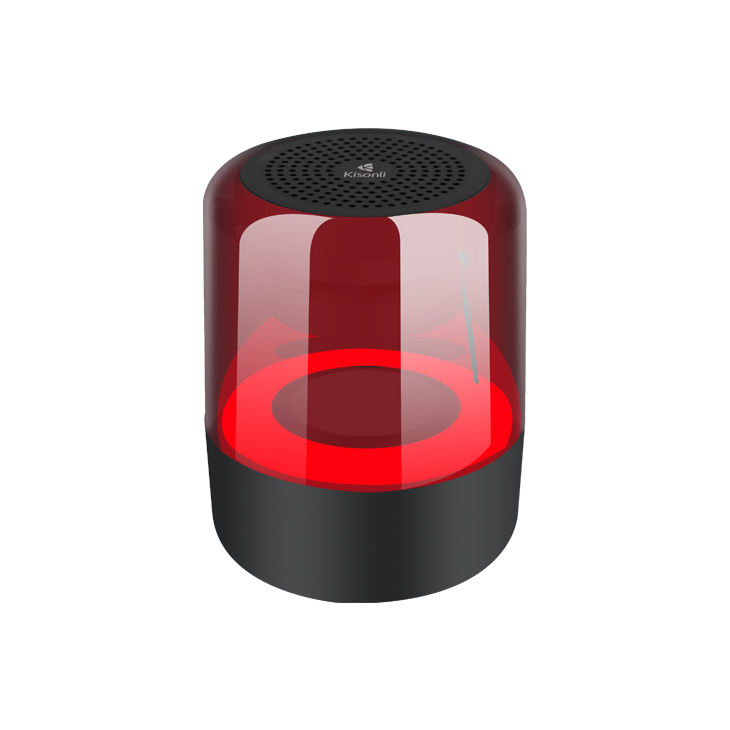 Kisonli Lp-5s Mini Bluetooth Portable Wireless Speaker With LED Lights