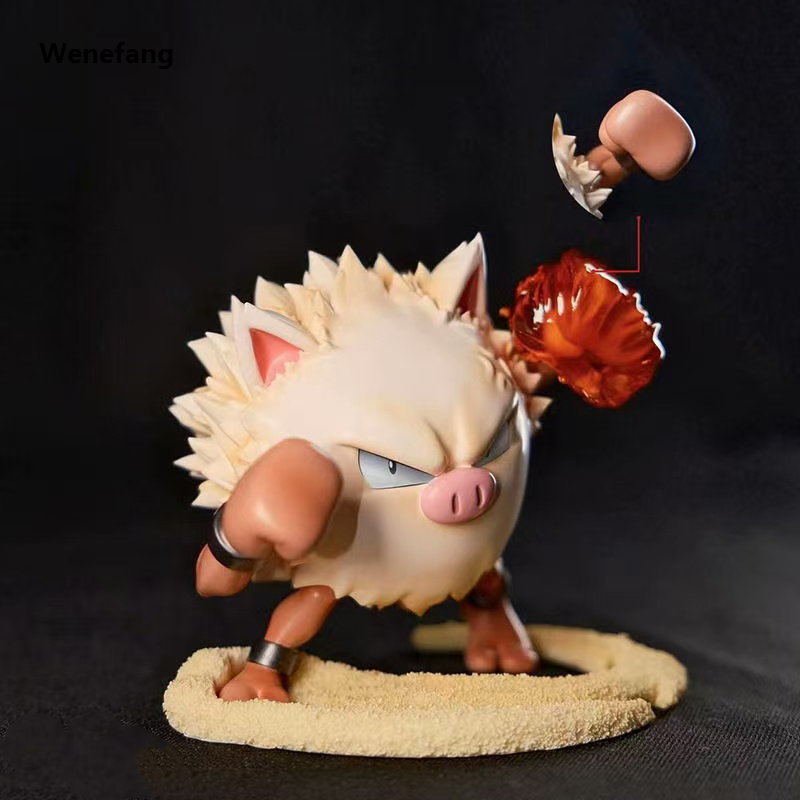 Wenefang Pokemon 7cm Pet Action Figure Play Wild Hot Monkey Anime Figures Fashion GK Cute Figurins Model Statue Ornament Toys Custom Gifts
