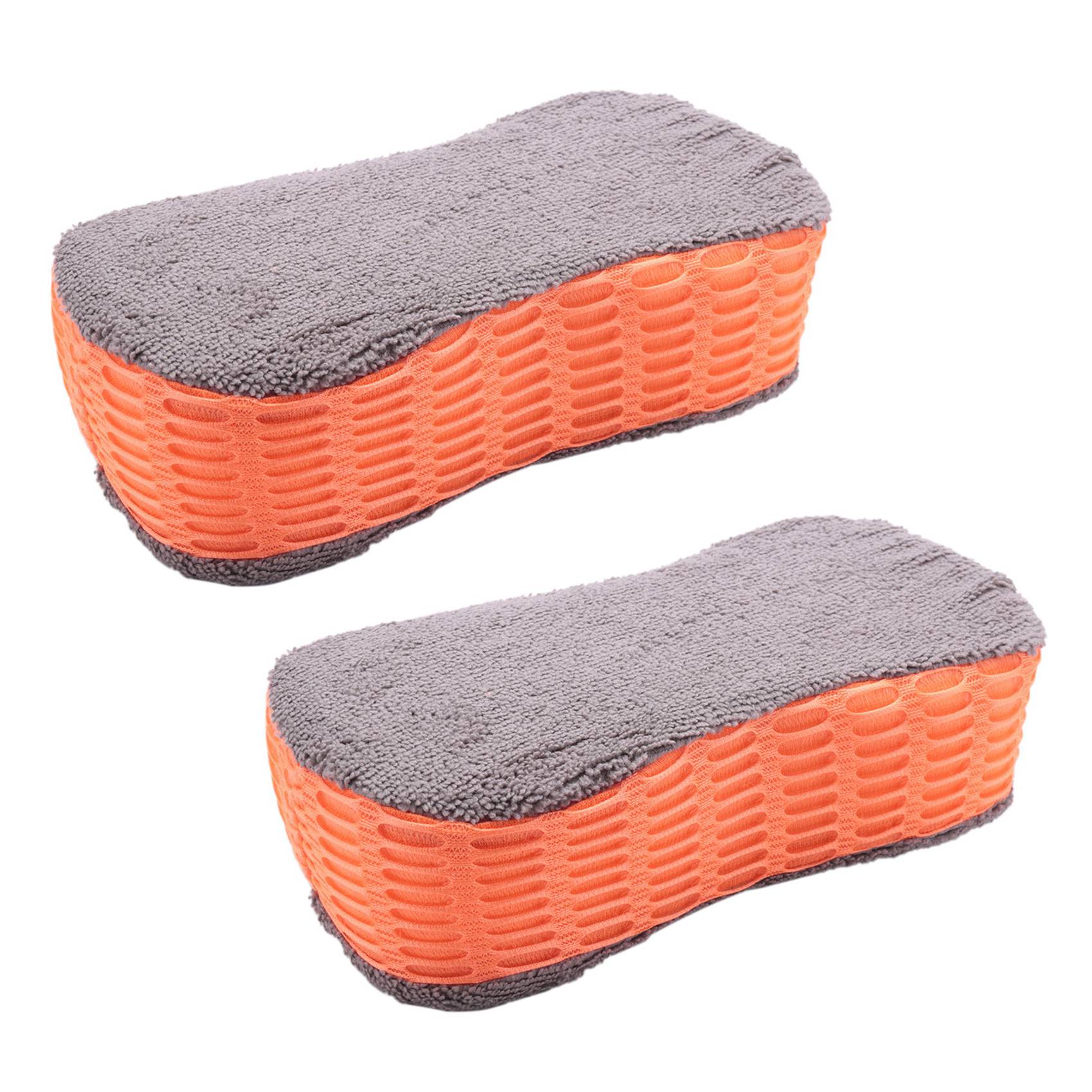JAERBEE 2X New Car Wash Sponge Thick Absorbent Sponge Car Window Motorcycle Household Cleaning
