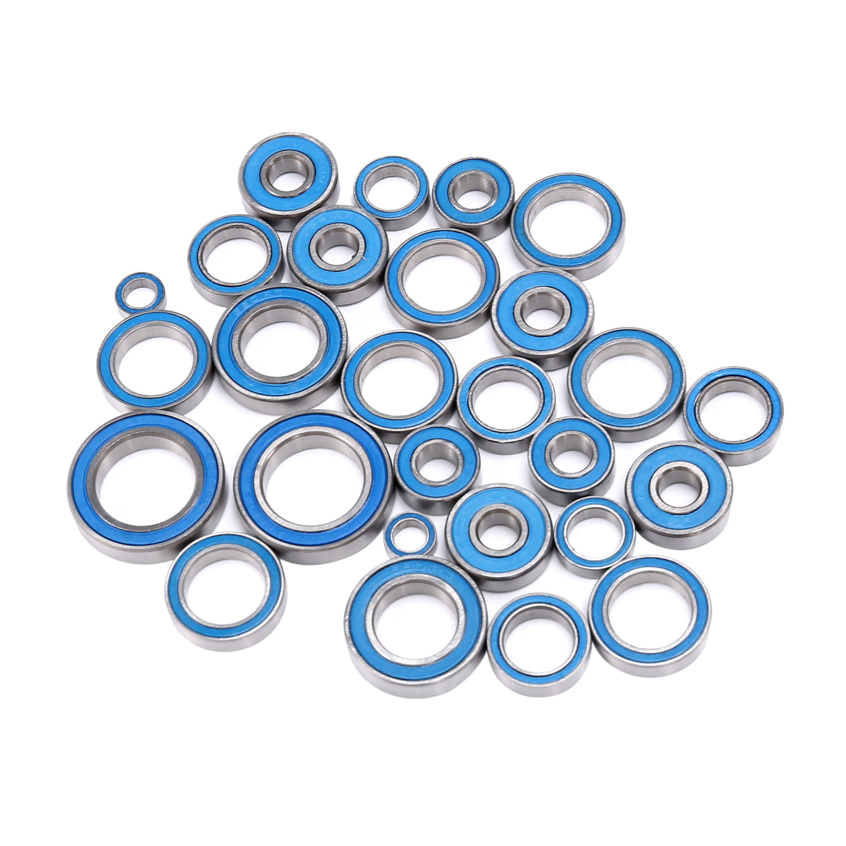 NAMUNY 27PCS Sealed Bearing Kit for 1/10 4S 89076-4 RC Car Upgrade Parts Accessories