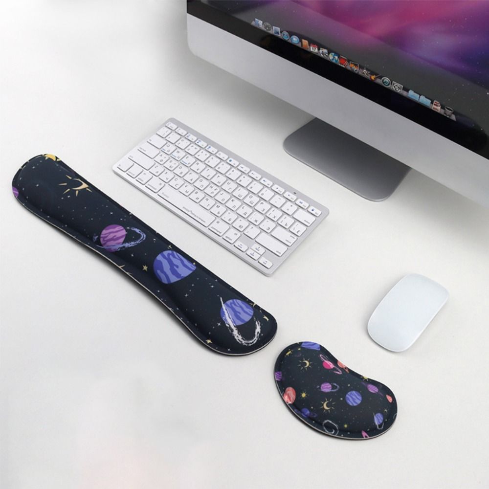 Creative Office Accessories Wrist Rest Ergonomic Rubber Wrist Protection Mat Comfortable Non Slip Hand Rest Mouse Pad Universal