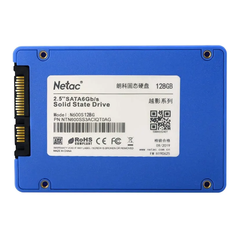 Netac 128GB SSD SATA 3.0 6Gb/s 2.5 Inch 3D NAND