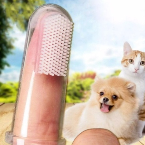 Mumlove Silicone Pet Toothbrush For Pets Dogs And Cats Clean 5*2Cm