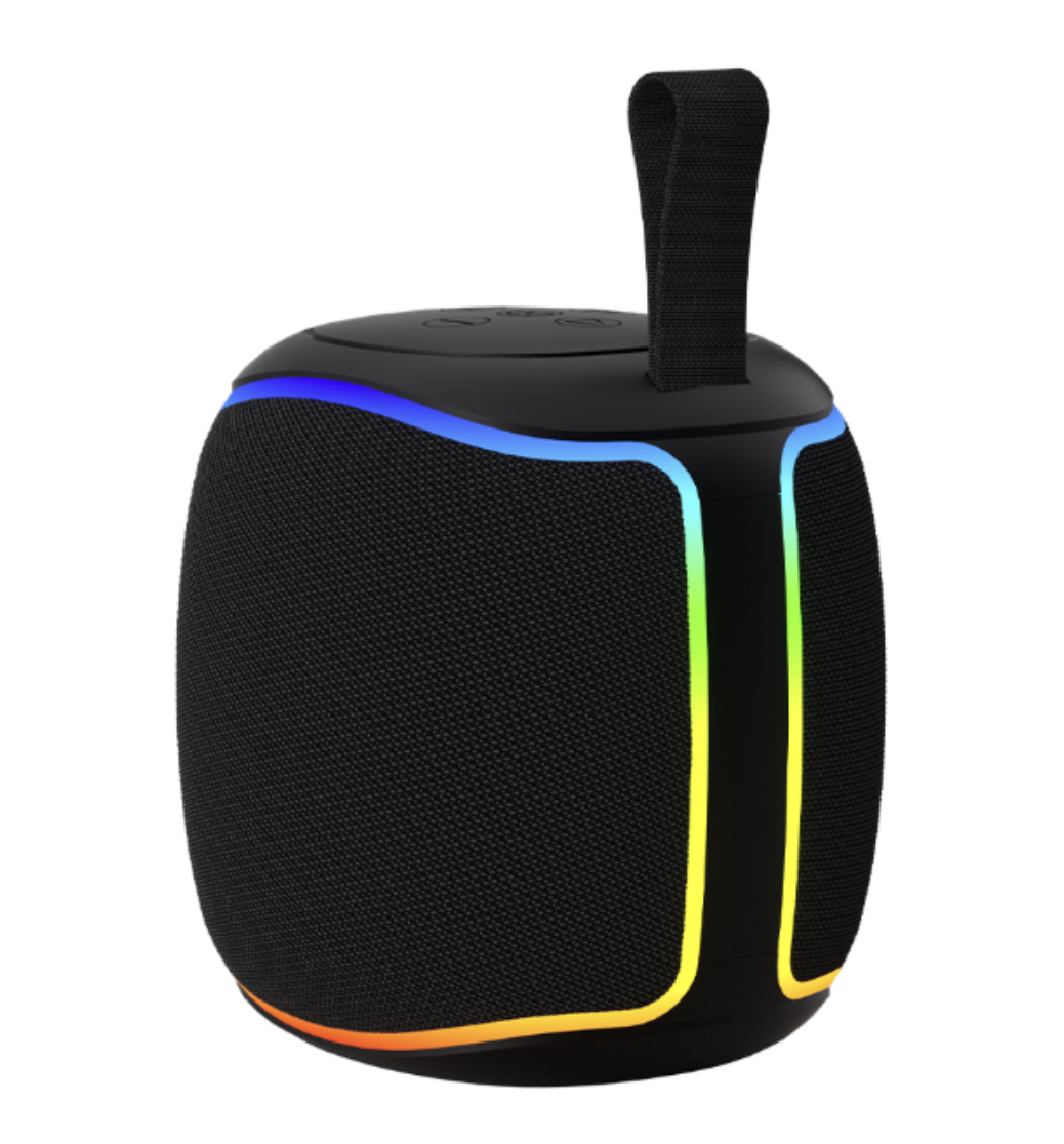 Portable Bluetooth Speaker 5W Wireless | Bass Boost RGB Light | FM Radio USB TF Card | Mini Indoor / Outdoor Speaker M30