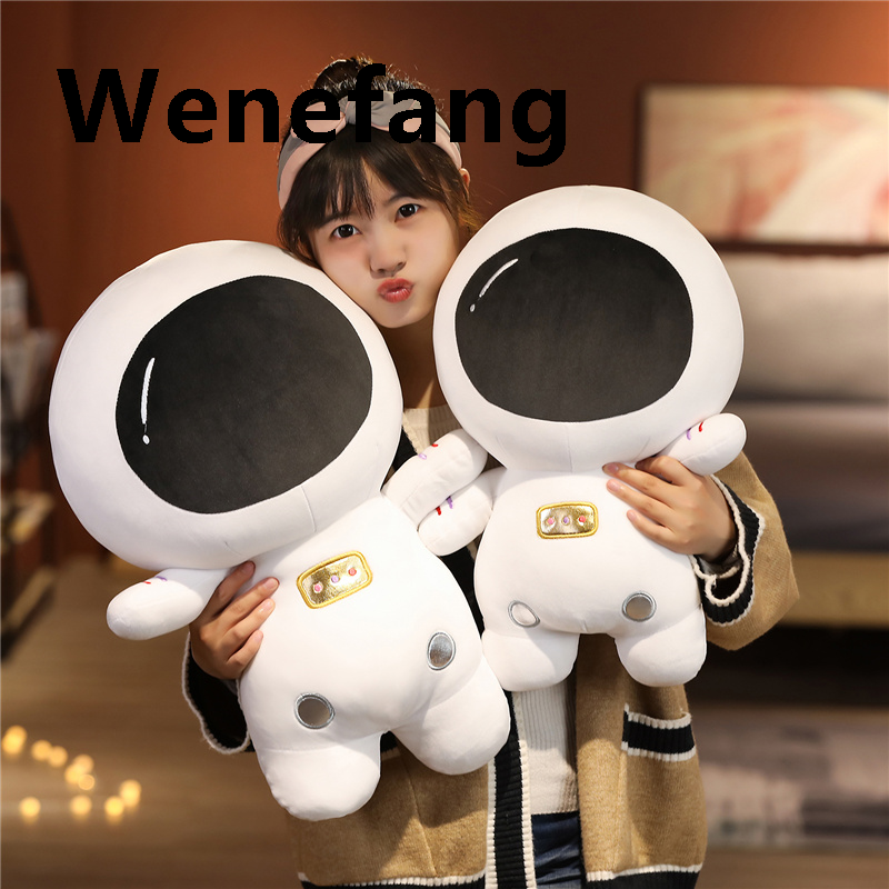 Wenefang Stuffed Super Soft Unique Cosmonaut Plush Toys Lovely Space Astronaut 2025 New Cartoon Peluche Pillow For Kids Baby Boys Birthday Gifts
