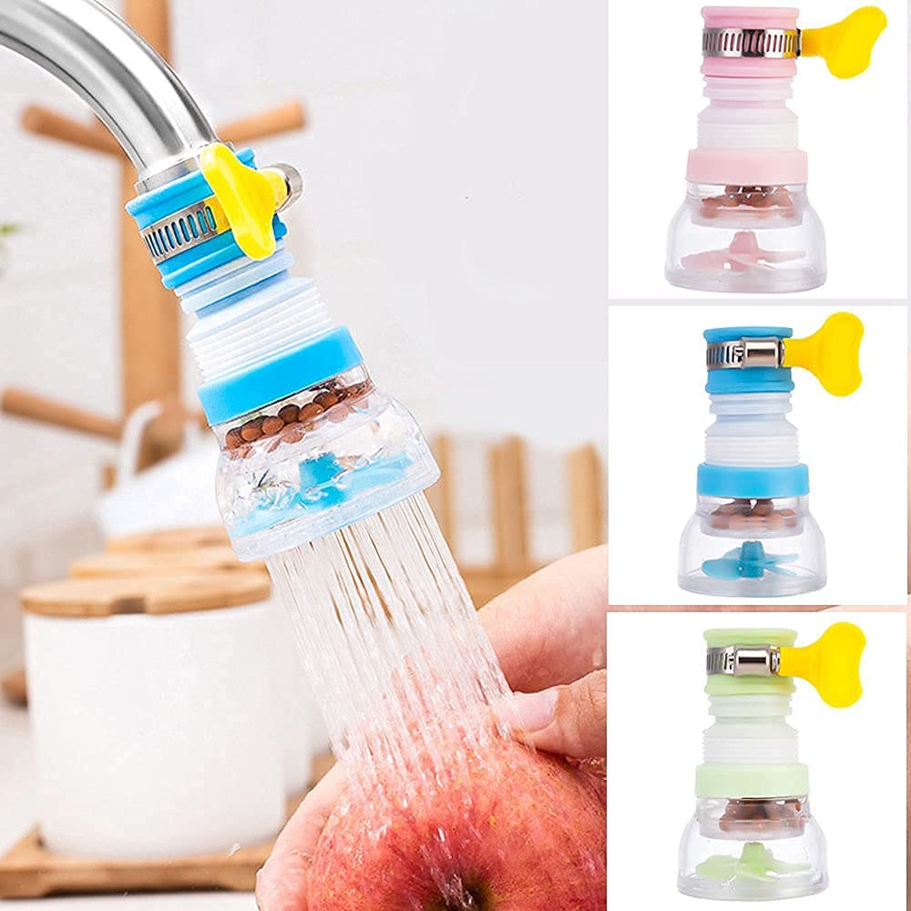 Flexible Kitchen Tap Head Movable Sink Faucet 360° Rotatable Water Saving Aerator