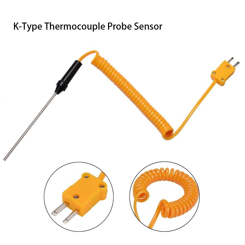 High Quality Durable K-Type Fiberglass Thermocouple TM902C with Wire Cable Temperature Measuring Wire -50°C to 150°C Probe Measuring Tools