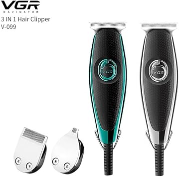 Professional Metal Zero Adjustable Cord Wired Hair Trimmer VGR Original V-099