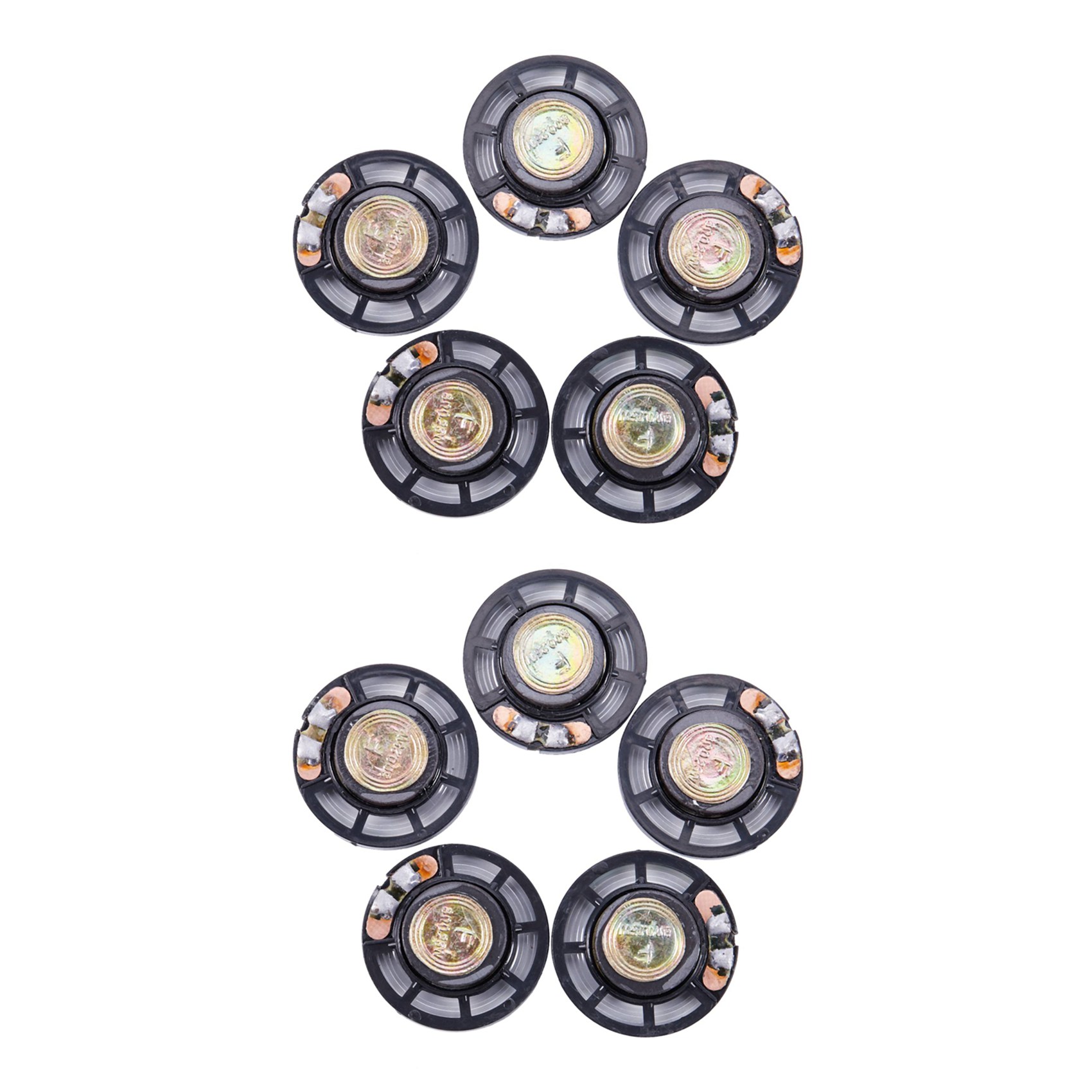JINMY 10 Pieces 8 Ohm 0.25 W 29 mm Magnetic Closure Speaker for Electric Toy